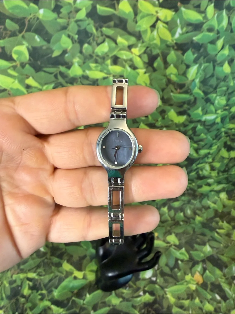 Timex Silver Watch and Link Bracelet